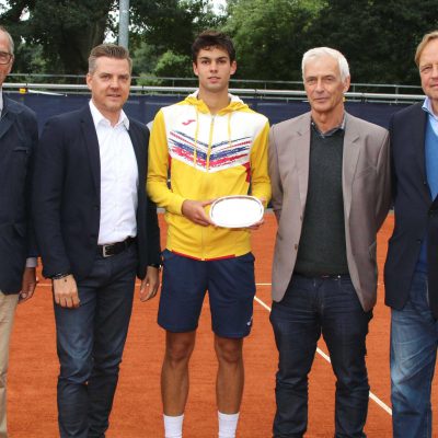 Allianz Kundler German Juniors 2018 Tennis Herren Siegerehrung - Allianz Versicherung Berlin© Patrick Becher